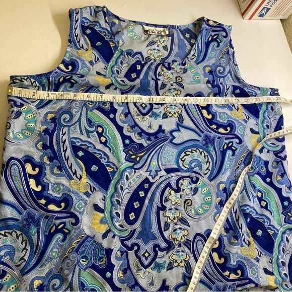 Graver Studio Flowy tank Blue - Picture 4 of 6